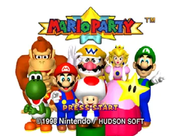 Mario Party (Europe) (En,Fr,De) screen shot title